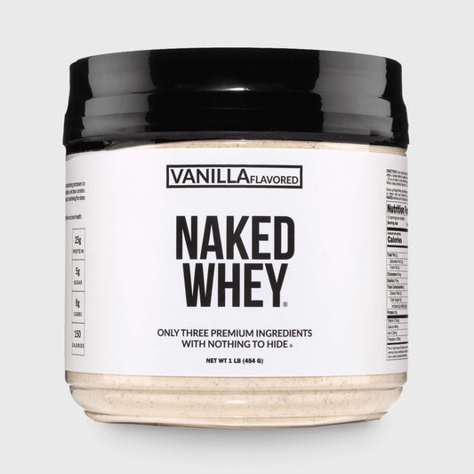 Vanilla Whey Protein Powder 1lb - Vanilla with a Straightforward Protein Formula