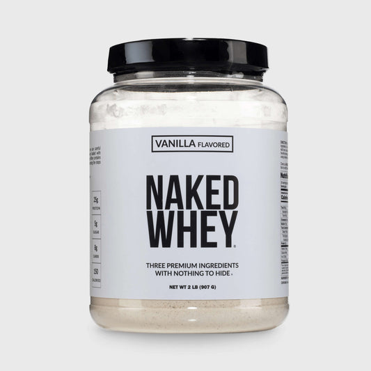 Vanilla Whey Protein Powder - Vanilla - Standard Size with a Straightforward Protein Formula