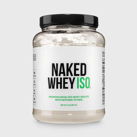 Grass Fed Whey Isolate Protein Powder - Unflavored with a Straightforward Protein Formula
