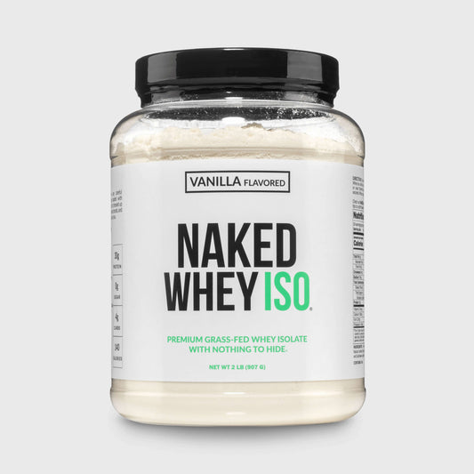 Vanilla Grass-Fed Whey Isolate Protein Powder - Vanilla with a Straightforward Protein Formula