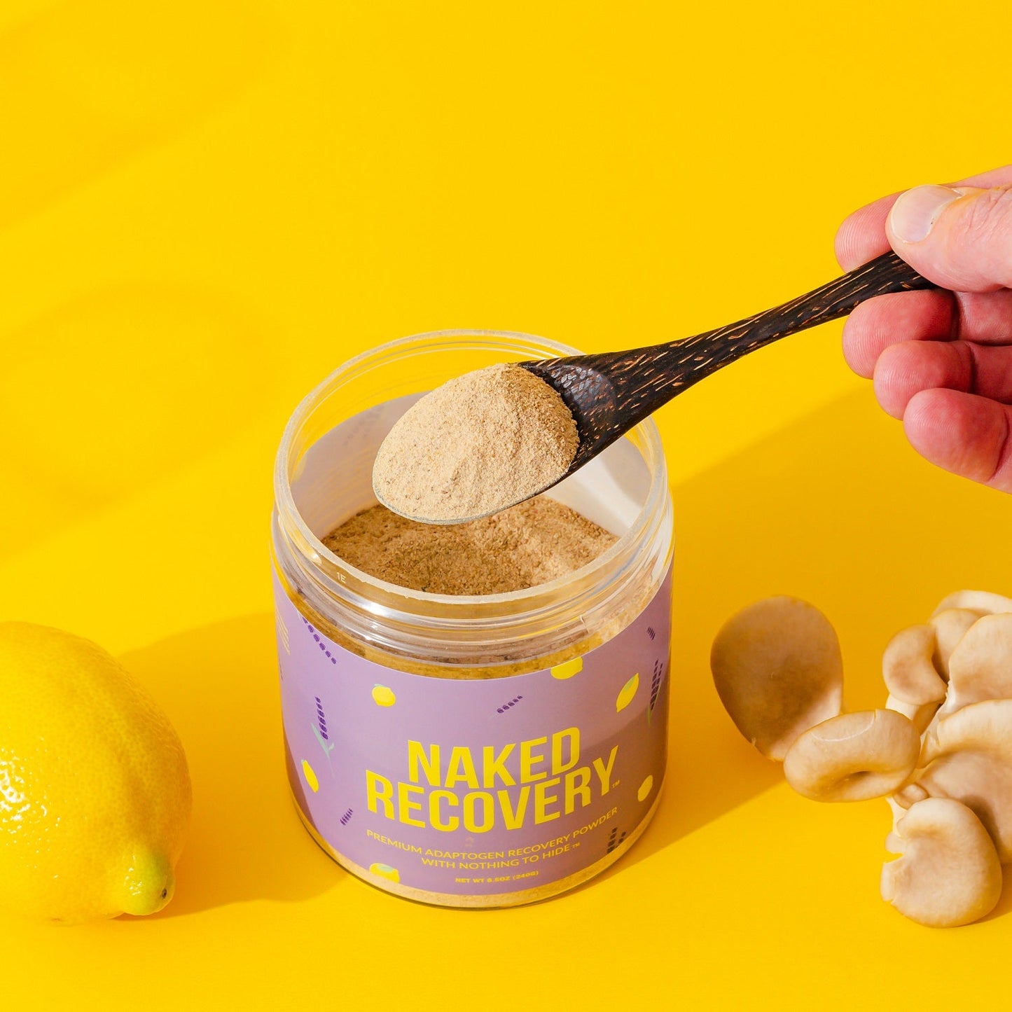 Mushroom Blend Supplement with Tart Cherry & Lemon Balm with a Practical Everyday Format