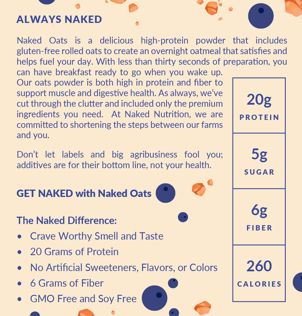 Blueberry Cobbler Protein Oats - Blueberry Cobbler with an Easy-Prep Protein Oat Formula