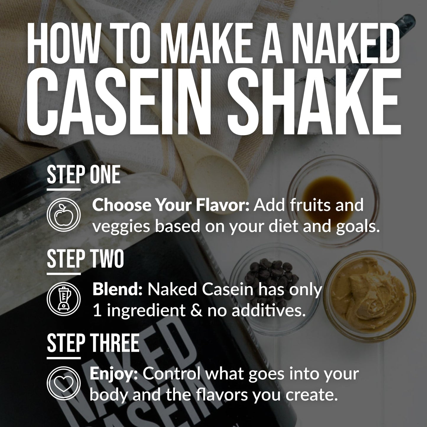 Micellar Casein Protein Powder - Unflavored - Value Size with a Straightforward Protein Formula