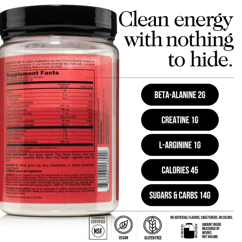 Cherry Lime Pre Workout Supplement - Cherry Lime for Flexible Active-Nutrition Use