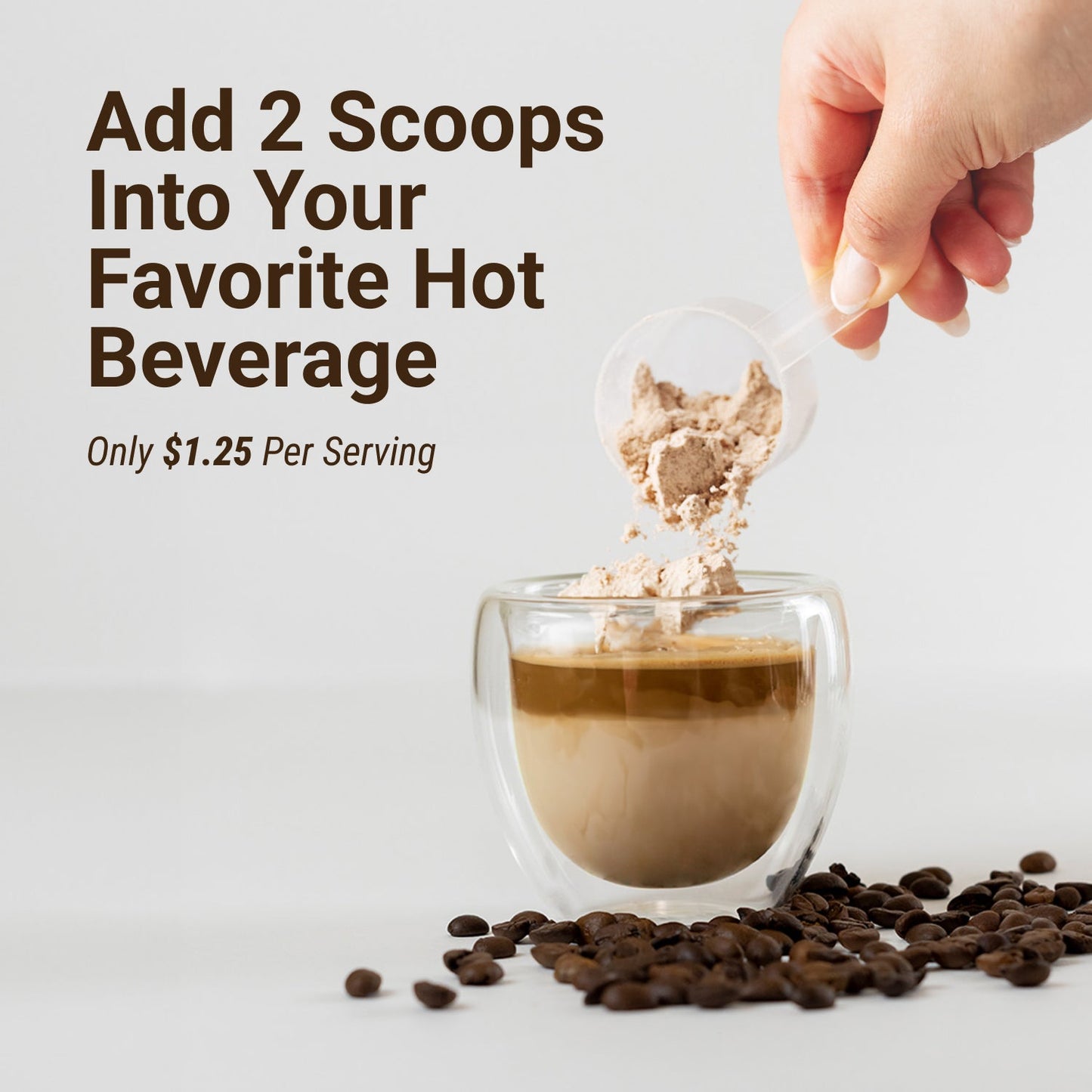 Mocha Coffee Creamer - Mocha Collagen Creamer for Easy Mixing at Home or On the Go