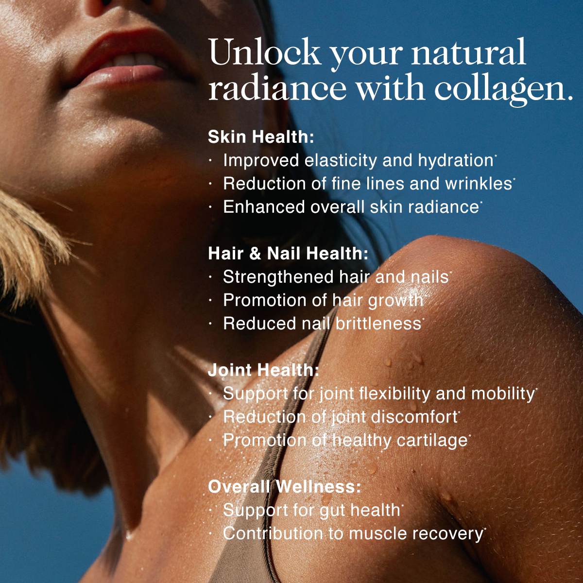 Chocolate Collagen Peptides Powder - Chocolate Collagen Peptides for Easy Mixing at Home or On the Go