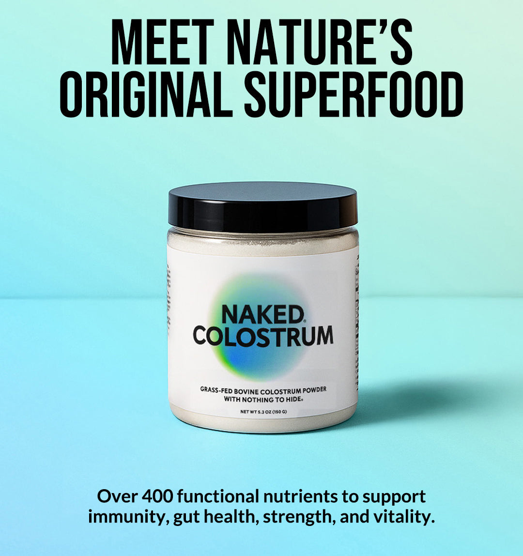 Grass-Fed Colostrum Powder - Colostrum Powder for Easy Mixing at Home or On the Go