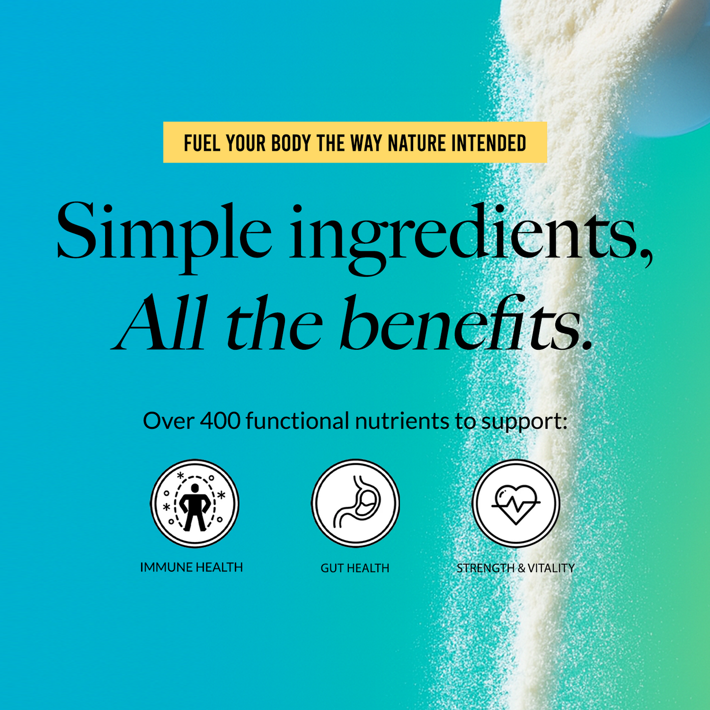 Grass-Fed Colostrum Powder - Colostrum Powder for Easy Mixing at Home or On the Go