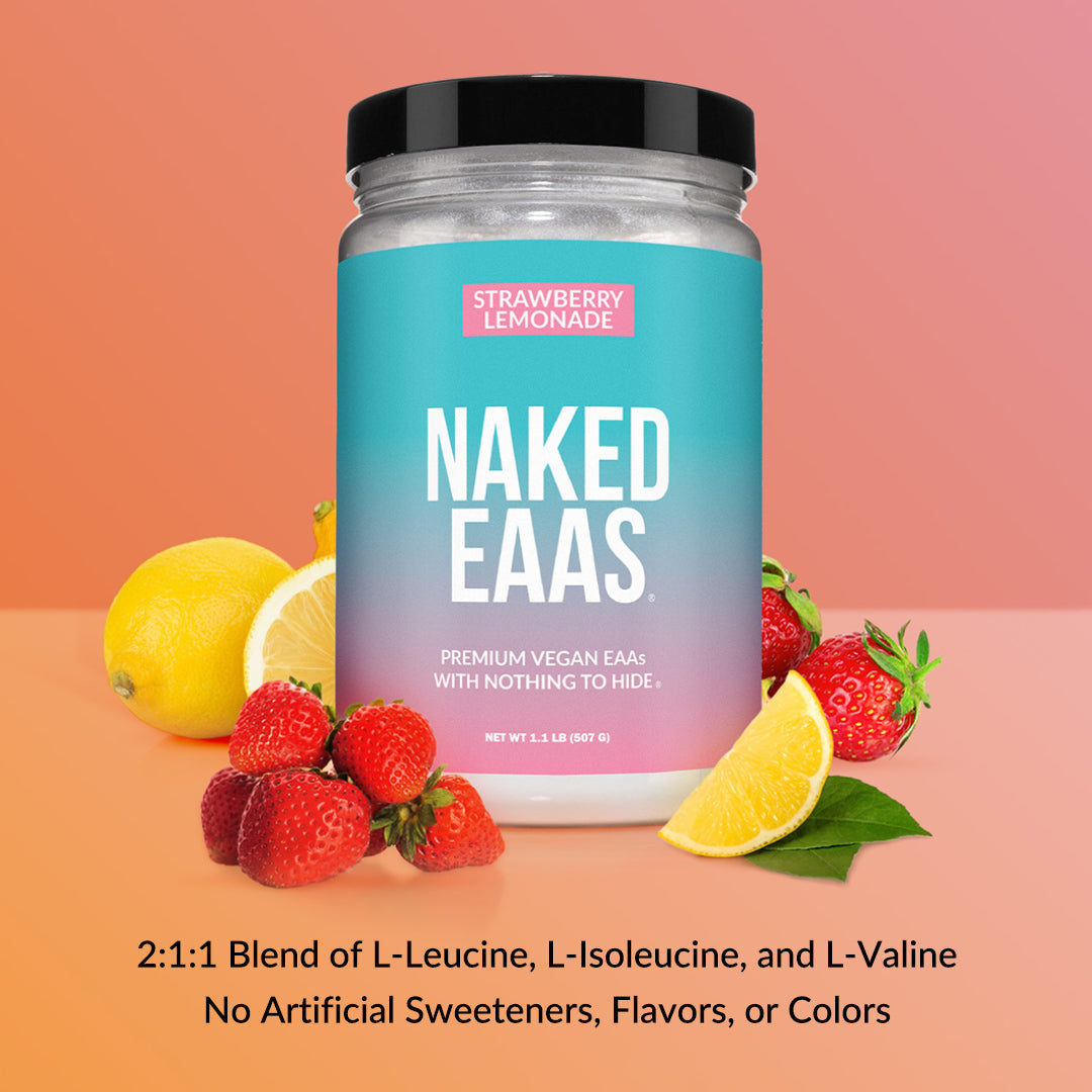 Strawberry Lemonade Essential Amino Acids Supplement - Strawberry EAA for Flexible Active-Nutrition Use
