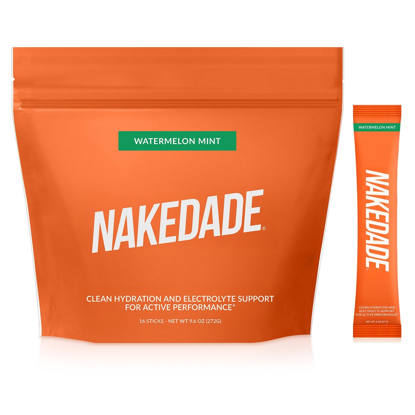 Electrolytes Powder Packets - Watermelon Mint - Watermelon Mint for Easy Mixing at Home or While Traveling
