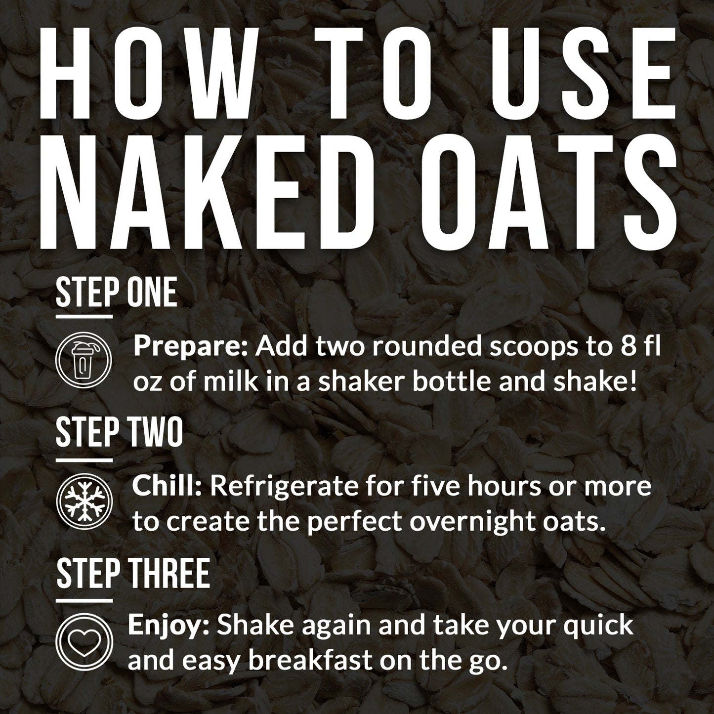 Cinnamon Roll Protein Oats - Cinnamon Roll with an Easy-Prep Protein Oat Formula