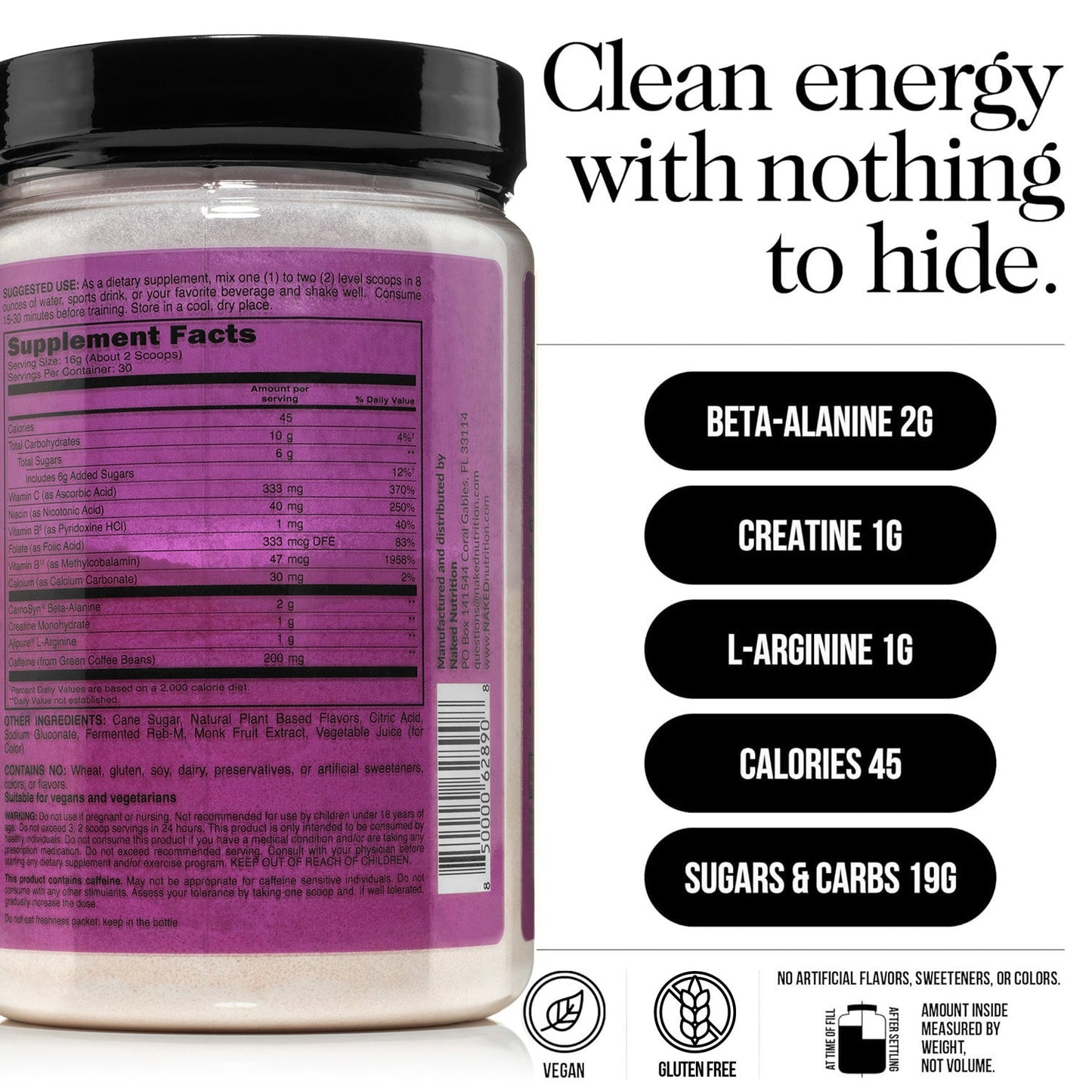 Fruit Punch Pre Workout Supplement - Fruit Punch for Flexible Active-Nutrition Use