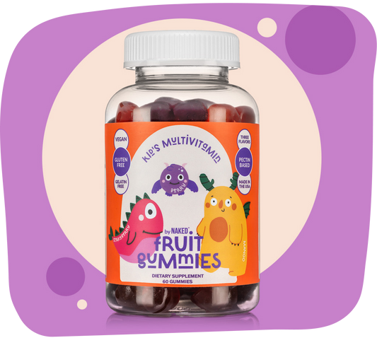 Kids Multivitamin Gummies with a Practical Nutrition Supplement Format