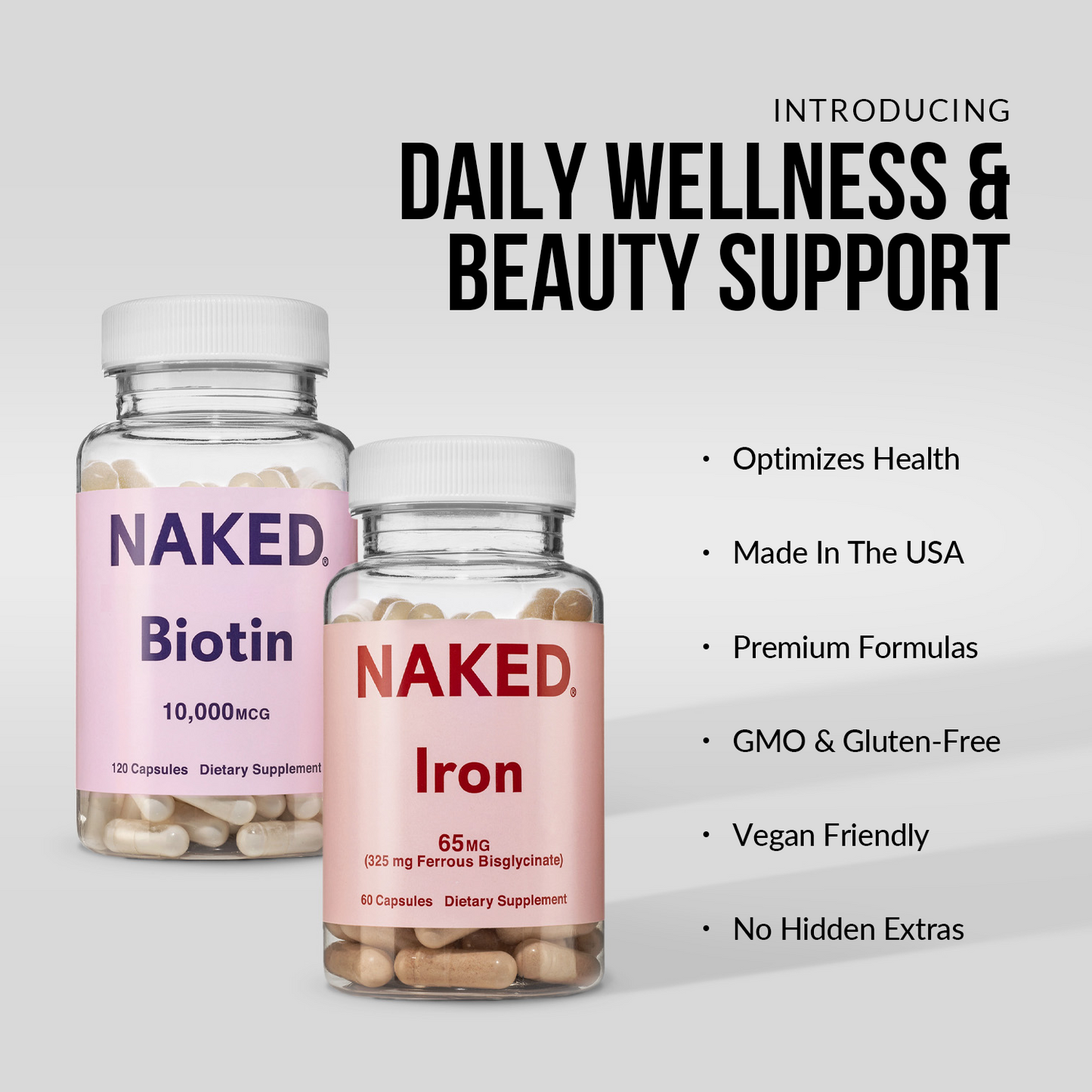 Daily Iron Supplement - Iron with a Practical Nutrition Supplement Format