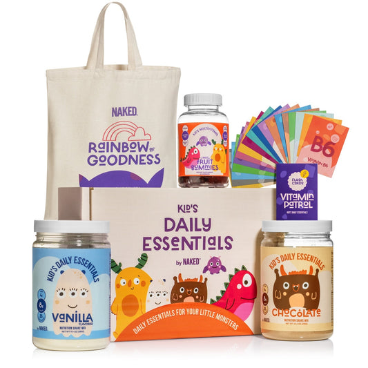 Kid's Essentials Box with a Practical Kids’ Nutrition Format