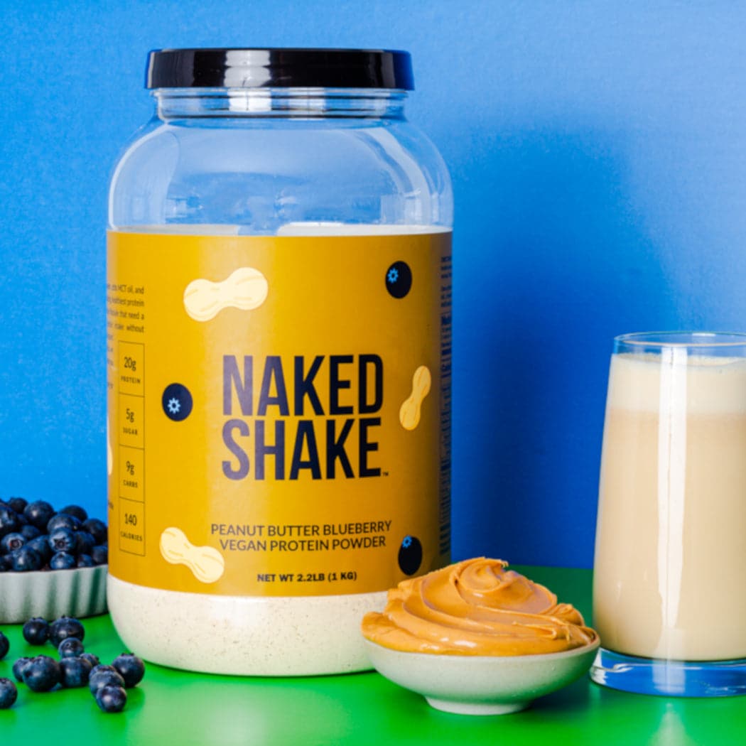 PB Blueberry Vegan Protein - PB Blueberry with a Practical Everyday Format