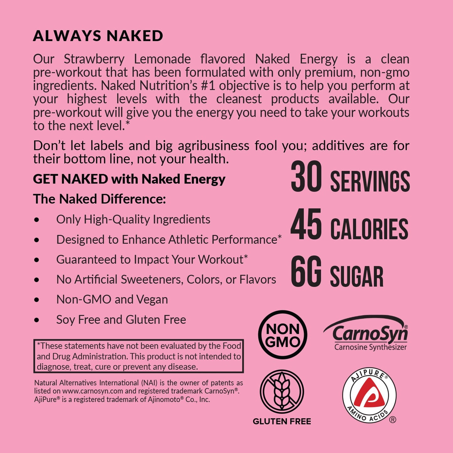 Strawberry Lemonade Pre Workout Supplement - Strawberry Lemonade for Flexible Active-Nutrition Use