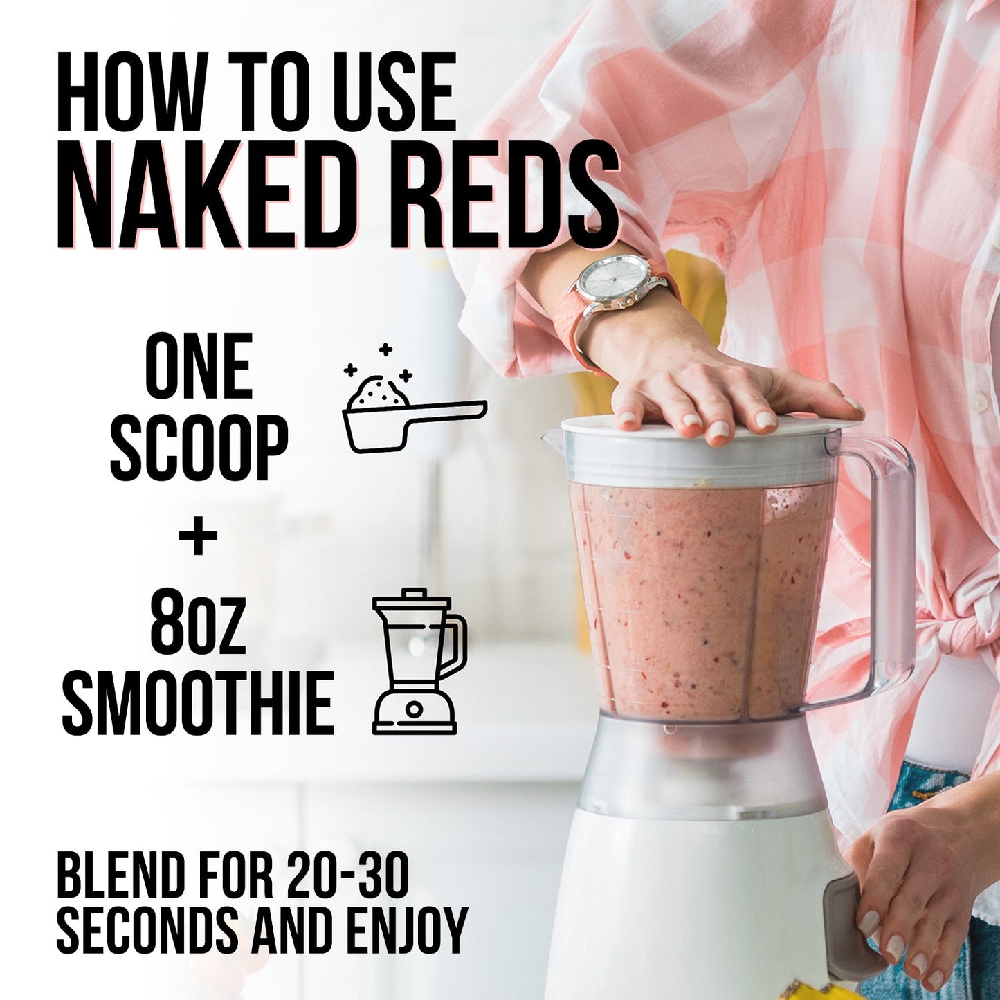 Red Fruit & Vegetable Blend Powder with a Practical Everyday Format