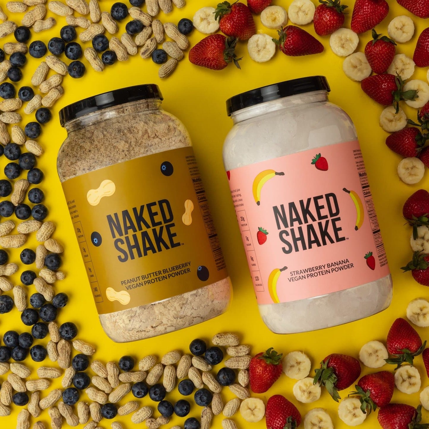 PB Blueberry Vegan Protein - PB Blueberry with a Practical Everyday Format