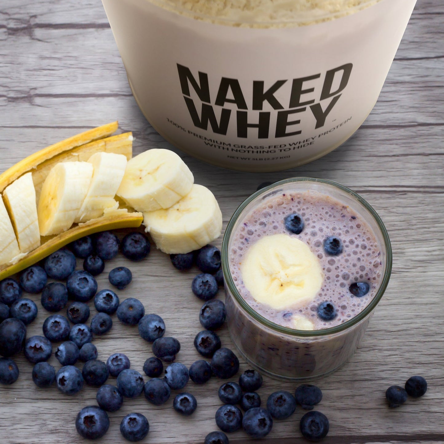 Grass Fed Whey Protein Powder - Unflavored - Bulk Size with a Straightforward Protein Formula